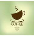 Coffee cup background vector image