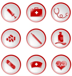 Medical icons vector image