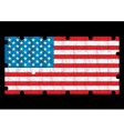 Puzzle flag vector image