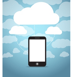 Mobile phone vector image
