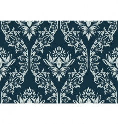 Damask pattern vector image