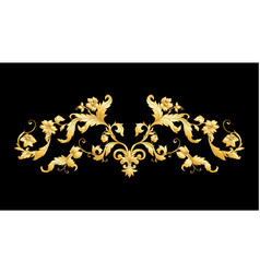 Elements in baroque rococo victorian Royalty Free Vector