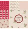 Vintage Retro Patterns vector image