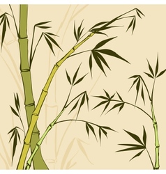 Bamboo Painting Bamboo Painting vector image