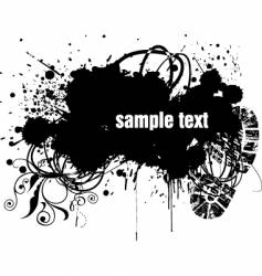 Grunge copy-space vector image