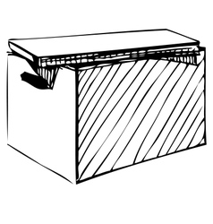 Box icon vector image