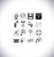 Web signal icons vector image