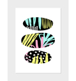 Abstract Collage Design vector image