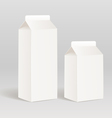 Milk product container vector image