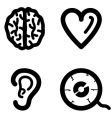 Biology set vector image