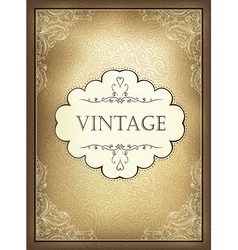 Vintage background a4 vector image
