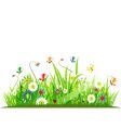 Summer meadow beautiful vector image