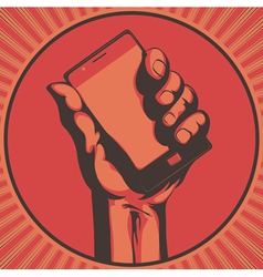 Modern mobile vector image