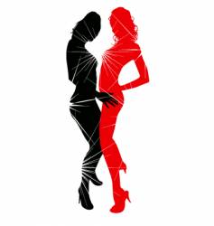 Lets dance vector image