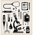 Set of medical icons vector image