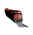 Diesel Train Retro vector image