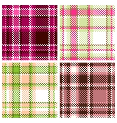 Seamless Checkered Pattern vector image