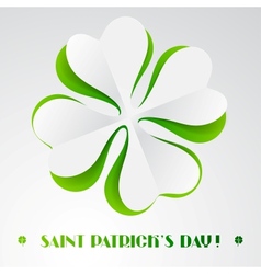 Saint Patricks Day background vector image