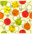Fruit seamless pattern Fruit seamless pattern vector image