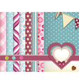 Vintage scrapbook layout2 vector image