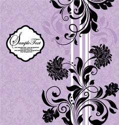 Floral background vector image