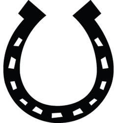 Horse shoe vector image