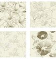 Floral seamless pattern vector image
