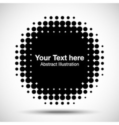 Abstract Halftone Design Element vector image