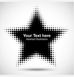 Abstract Halftone Design Element vector image