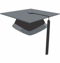 Graduation hat vector image