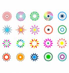 Design elements set vector image