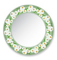 Plate with daisies Plate with daisies vector image