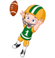 Football kid Football kid vector image