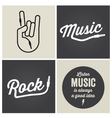 Music type font music type font vector image