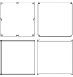 Elegant frame vector image