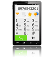Mobile phone vector image