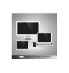 Electronic devices vector image