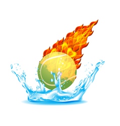 Tennisball vector image