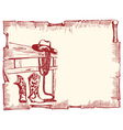 Cowboy clothes Cowboy clothes vector image