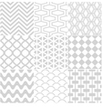 Seamless white pattern vector image