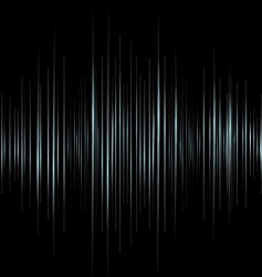 Music wave background vector image