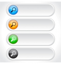 Web page buttons vector image