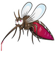 Mosquito cartoon vector image