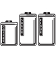 Kitchen tins vector image
