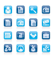 Employment and jobs icons vector image