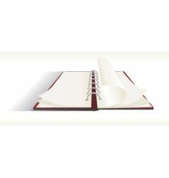 Diary vector image