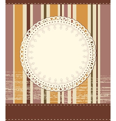 Vintage frame vector image