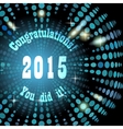 Greeting Card With Congratulations Graduate vector image