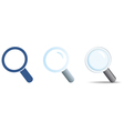 Search icons set vector image