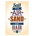 Summer typography vector image